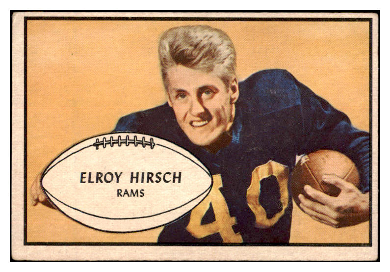 1953 Bowman Football #022 Elroy Hirsch Rams EX+ 522121