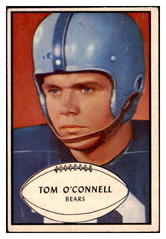 1953 Bowman Football #042 Tom O'Connell Bears VG-EX 522122