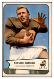 1954 Bowman Football #090 Chet Hanulak Browns EX-MT 522125