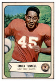 1954 Bowman Football #102 Emlen Tunnell Giants EX-MT 522126