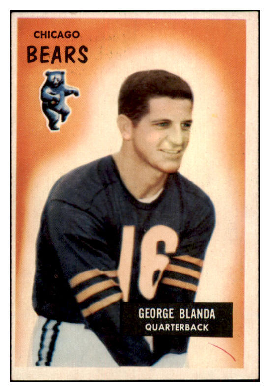 1955 Bowman Football #062 George Blanda Bears EX-MT 522127