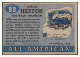 1955 Topps Football #093 Willie Heston Michigan NR-MT 522139