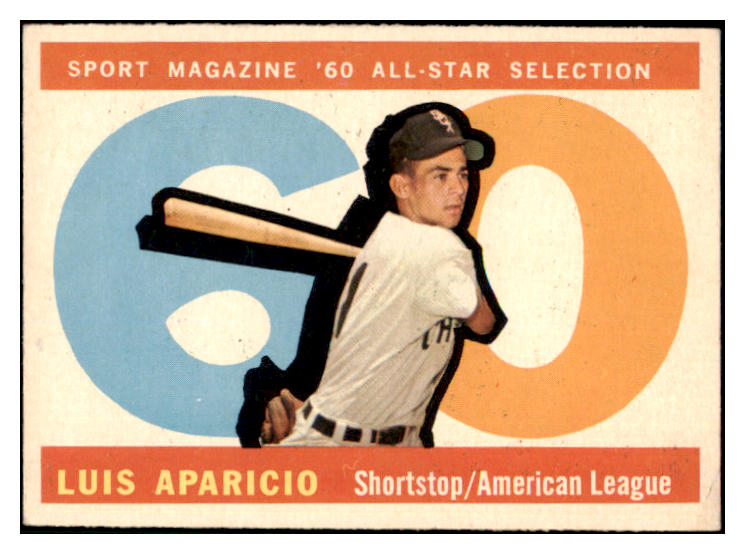 1960 Topps Baseball #559 Luis Aparicio A.S. White Sox VG-EX 522146