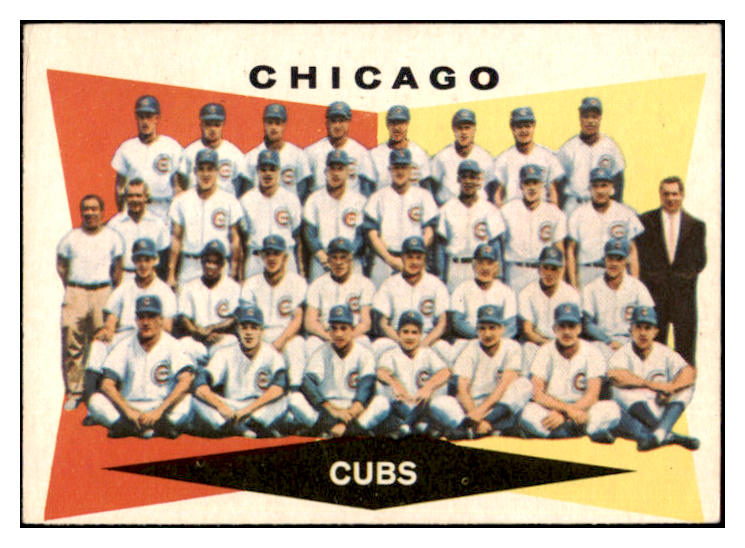 1960 Topps Baseball #513 Chicago Cubs Team EX+/EX-MT 522147