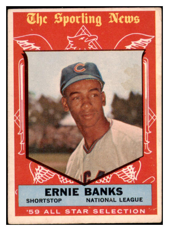 1959 Topps Baseball #559 Ernie Banks A.S. Cubs VG-EX 522150