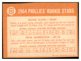 1964 Topps Baseball #243 Richie Allen Phillies VG-EX 522155