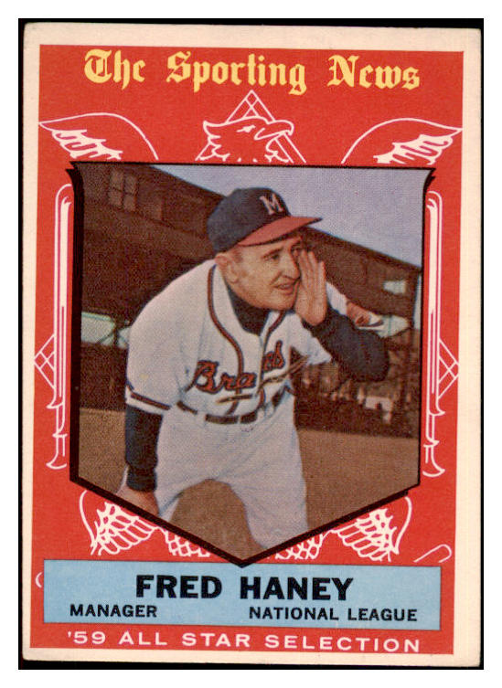 1959 Topps Baseball #551 Fred Haney A.S. Braves VG-EX 522168