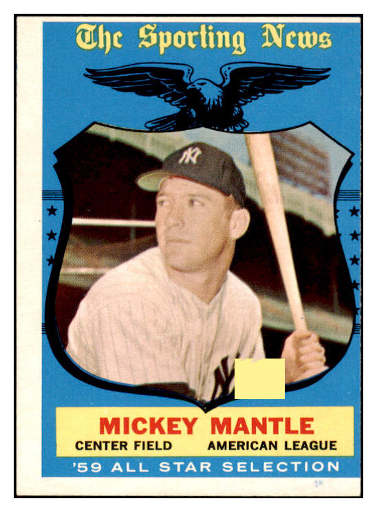 1959 Topps Baseball #564 Mickey Mantle A.S. Yankees VG-EX mc 522174