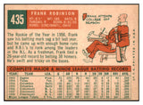 1959 Topps Baseball #435 Frank Robinson Reds EX-MT 522180