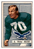 1951 Bowman Football #011 Al Wistert Eagles EX-MT 522184