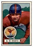 1951 Bowman Football #055 Al Derogatis Giants EX-MT 522188