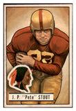 1951 Bowman Football #070 Pete Stout Washington EX-MT 522189