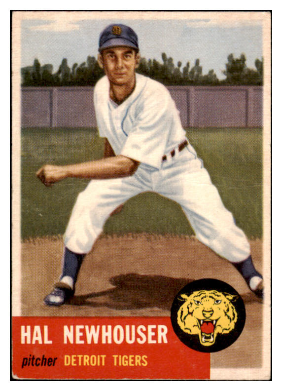 1953 Topps Baseball #228 Hal Newhouser Tigers GD-VG 522196