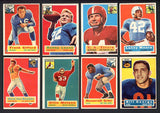 1956 Topps Football Complete Set Grier Gifford Blanda 522199