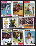 1974 Topps Baseball Complete Set EX+ Winfield Aaron Ryan 522203