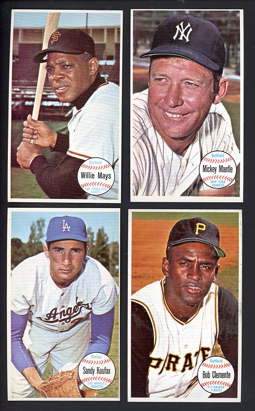 1964 Topps Giants Complete Set Mantle Koufax Clemente Mays 522208