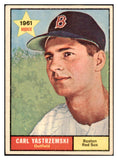 1961 Topps Baseball #287 Carl Yastrzemski Red Sox VG 522211