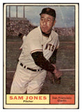 1961 Topps Baseball #555 Sam Jones Giants GD-VG 522214