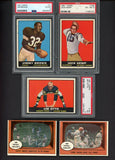 1961 Topps Football Near Set (Missing Jones) Nice PSA 522223