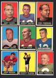 1961 Topps Football Near Set (Missing Jones) Nice PSA 522223