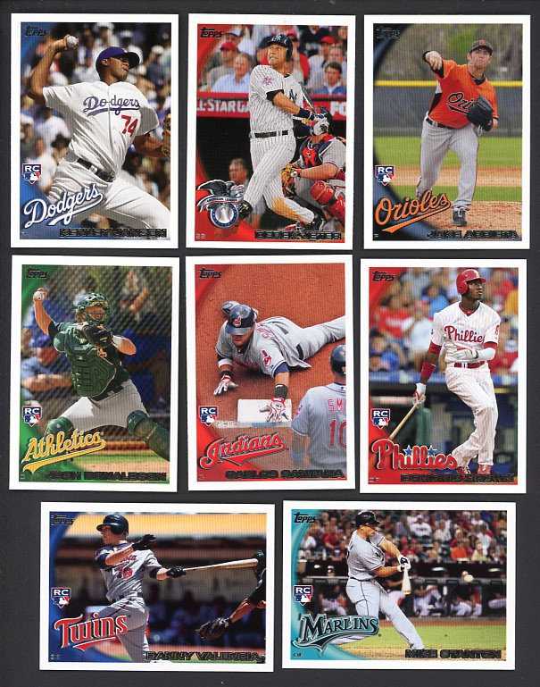 2010 Topps Update Complete Set Jansen Stanton Arrieta 522229