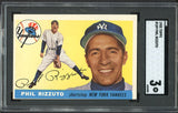 1955 Topps Baseball #189 Phil Rizzuto Yankees SGC 3 VG 522270