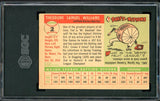 1955 Topps Baseball #002 Ted Williams Red Sox SGC 2.5 GD+ 522272