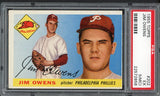 1955 Topps Baseball #202 Jim Owens Phillies PSA 5 EX mc 522283