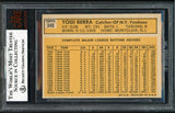 1963 Topps Baseball #340 Yogi Berra Yankees BVG 4.5 VG-EX+ 522289