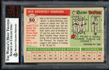 1955 Topps Baseball #050 Jackie Robinson Dodgers BVG 2.5 GD-VG 522290