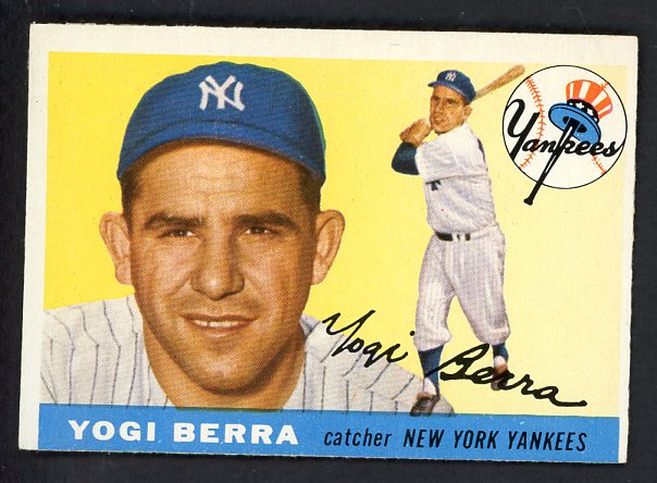 1955 Topps Baseball #198 Yogi Berra Yankees VG-EX 522299