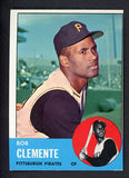 1963 Topps Baseball #540 Roberto Clemente Pirates EX 522305