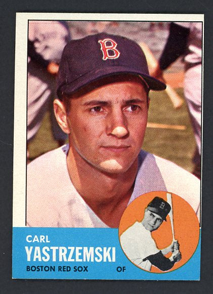 1963 Topps Baseball #115 Carl Yastrzemski Red Sox VG-EX 522312