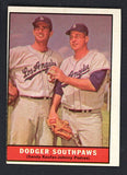 1961 Topps Baseball #207 Sandy Koufax Johnny Podres VG-EX 522315