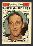 1961 Topps Baseball #589 Warren Spahn A.S. Braves EX-MT 522318