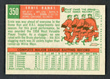 1959 Topps Baseball #350 Ernie Banks Cubs VG-EX 522321