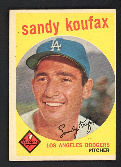 1959 Topps Baseball #163 Sandy Koufax Dodgers VG-EX 522325