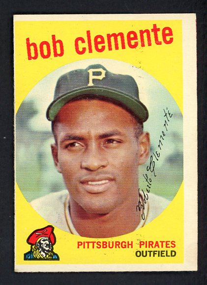 1959 Topps Baseball #478 Roberto Clemente Pirates VG-EX 522331