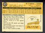 1960 Topps Baseball #377 Roger Maris Yankees VG-EX 522335