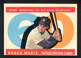 1960 Topps Baseball #565 Roger Maris A.S. Yankees EX 522338