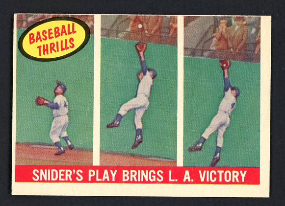 1959 Topps Baseball #468 Duke Snider IA Dodgers VG-EX 522345