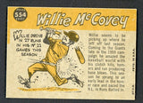 1960 Topps Baseball #554 Willie McCovey A.S. Giants VG-EX 522348