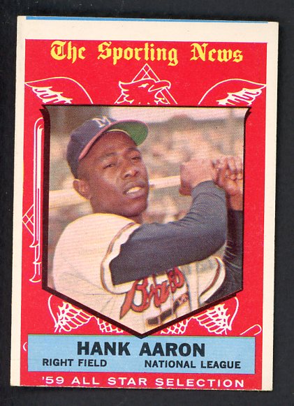 1959 Topps Baseball #561 Hank Aaron A.S. Braves GD-VG 522350