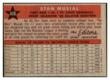 1958 Topps Baseball #476 Stan Musial A.S. Cardinals EX-MT 522364