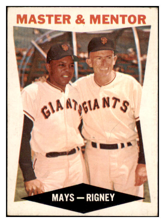 1960 Topps Baseball #007 Willie Mays Bill Rigney EX-MT 522365