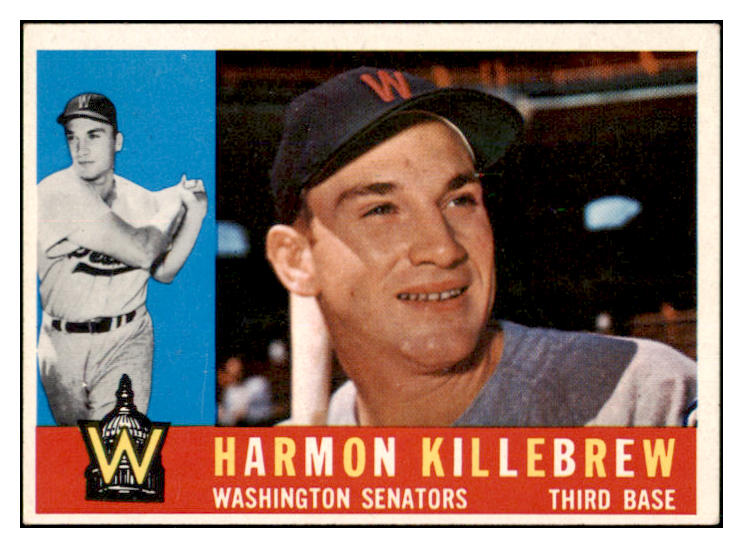 1960 Topps Baseball #210 Harmon Killebrew Senators EX 522366