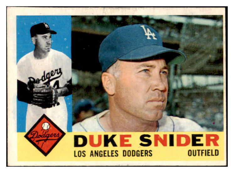 1960 Topps Baseball #493 Duke Snider Dodgers EX-MT 522367