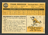 1960 Topps Baseball #490 Frank Robinson Reds EX-MT 522368