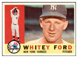 1960 Topps Baseball #035 Whitey Ford Yankees EX-MT 522372