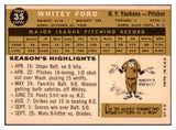 1960 Topps Baseball #035 Whitey Ford Yankees EX-MT 522372